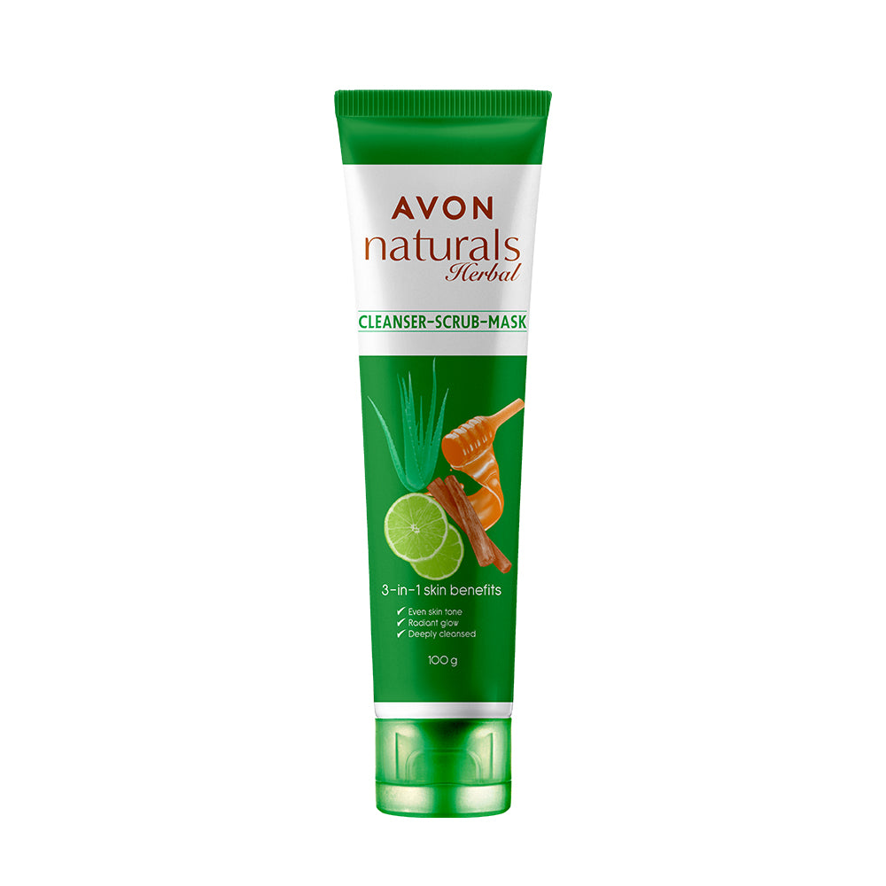 Avon Naturals Herbal Cleanser-Scrub Mask