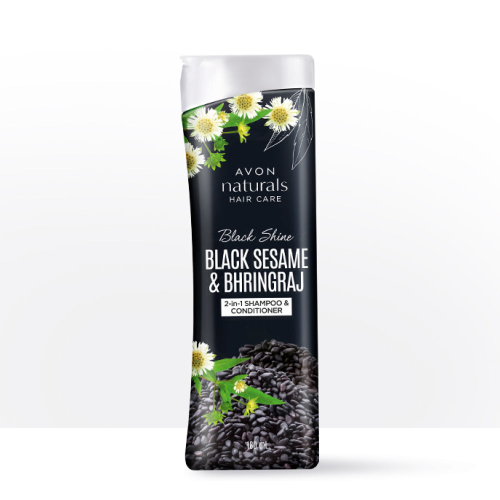 Avon Naturals Black Shine 2-in-1 Shampoo & Conditioner