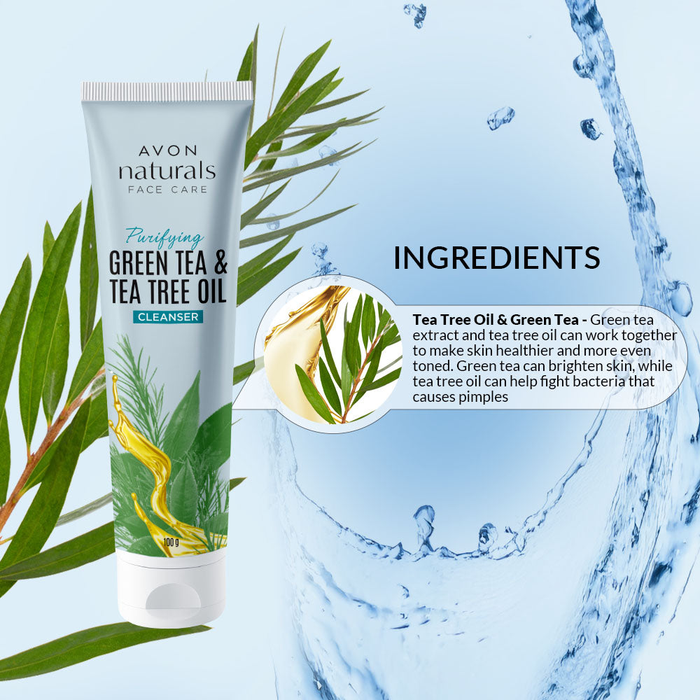 Avon Naturals Green Tea and Tea Tree Oil Cleanser