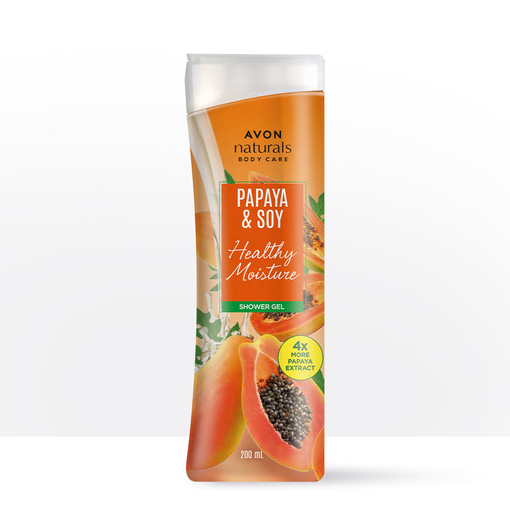 Avon Naturals Papaya & Soy Shower Gel