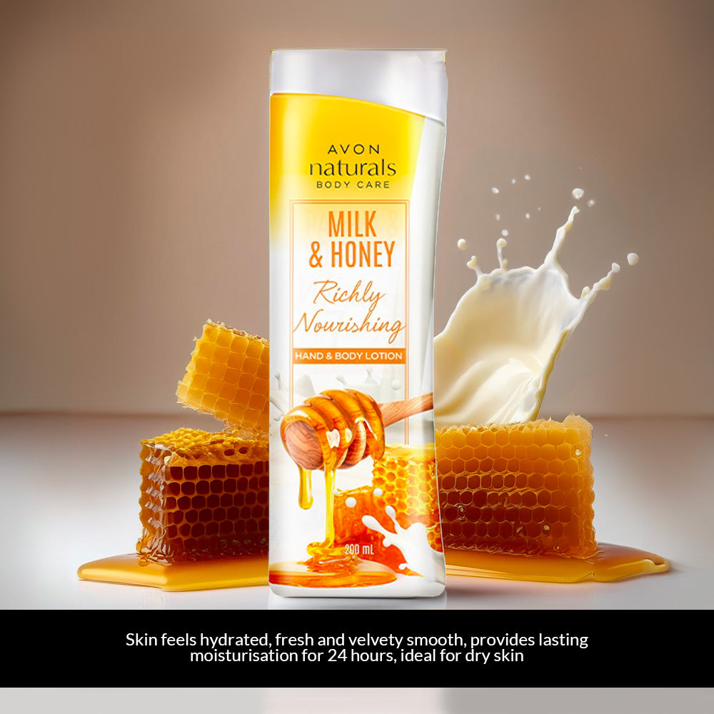 Avon Naturals Milk & Honey Hand Body Lotion