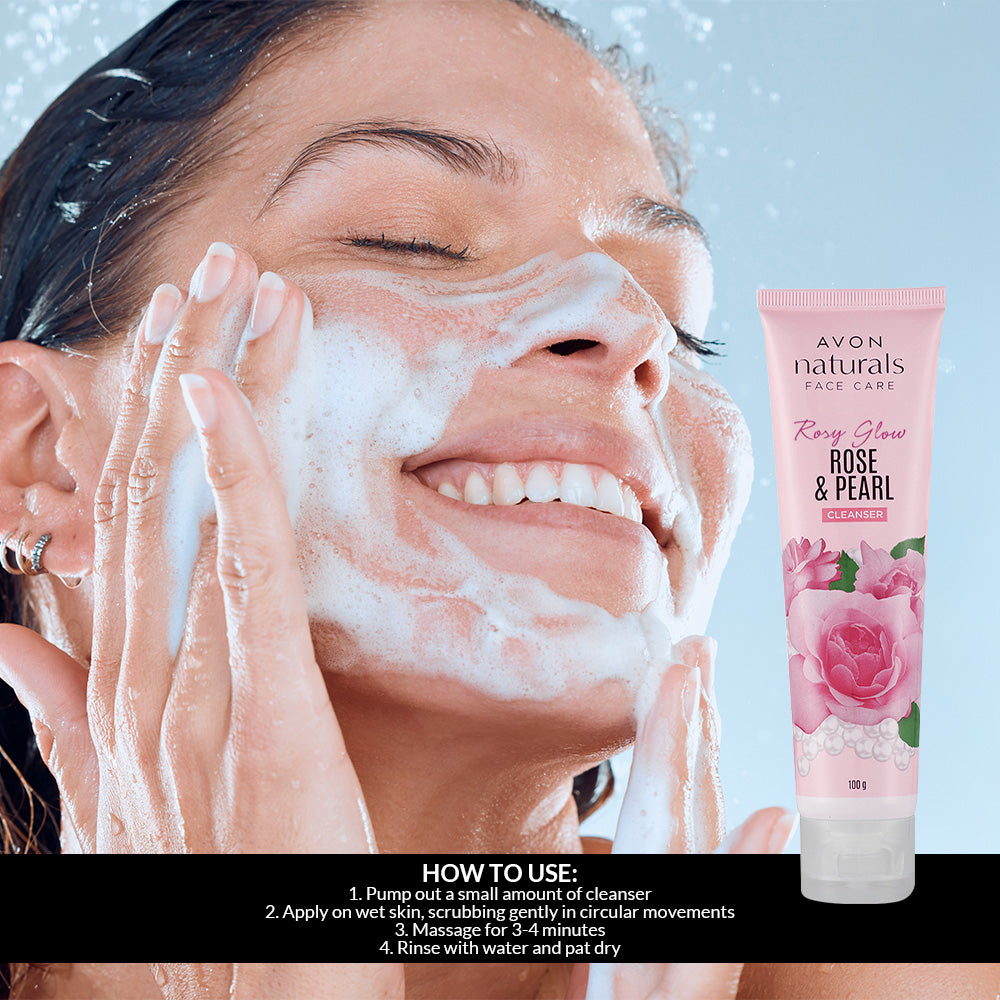 Avon Naturals Rose & Pearl Cleanser