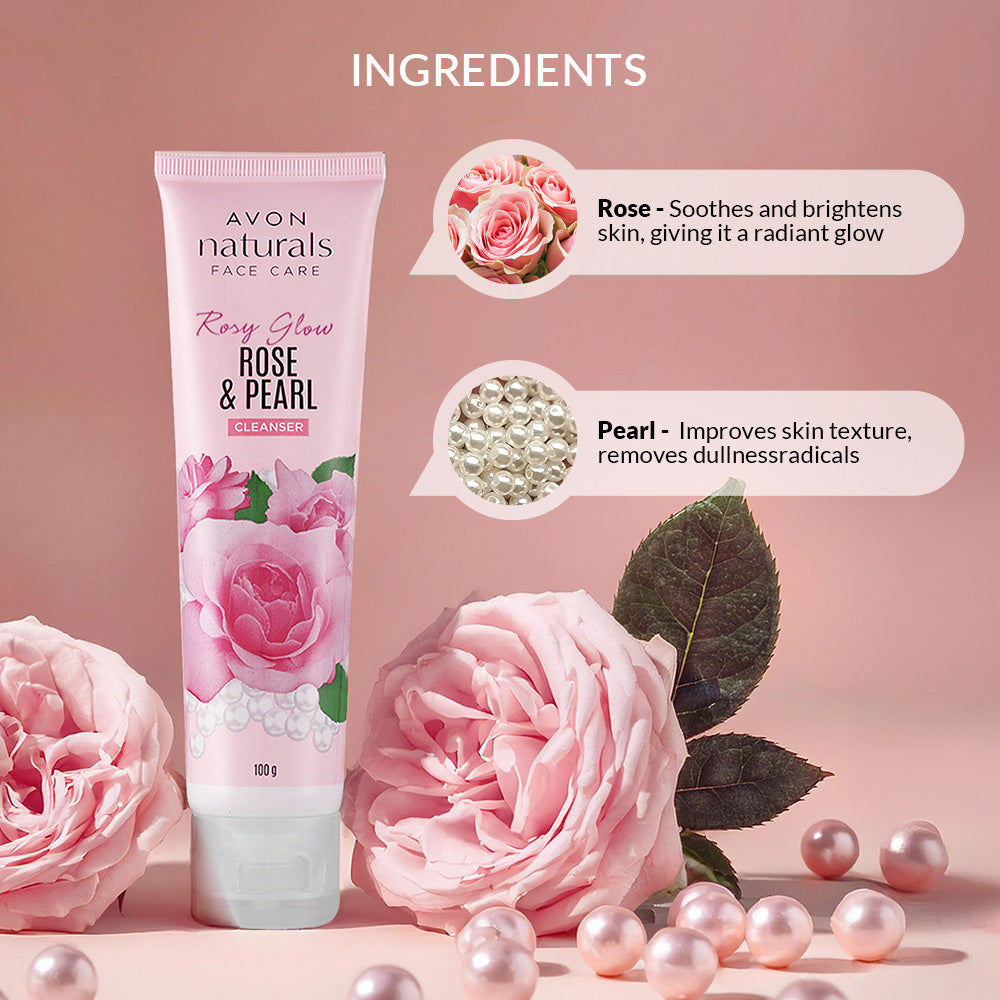 Avon Naturals Rose & Pearl Cleanser