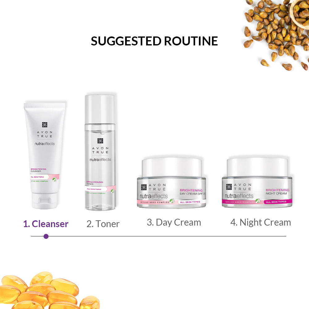 NutraEffects Skin Brightening Combo Set of 4