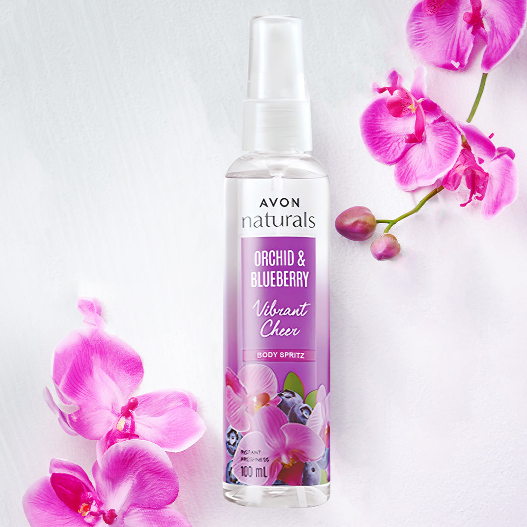 Avon Naturals Body Spritz Orchid & Blueberry