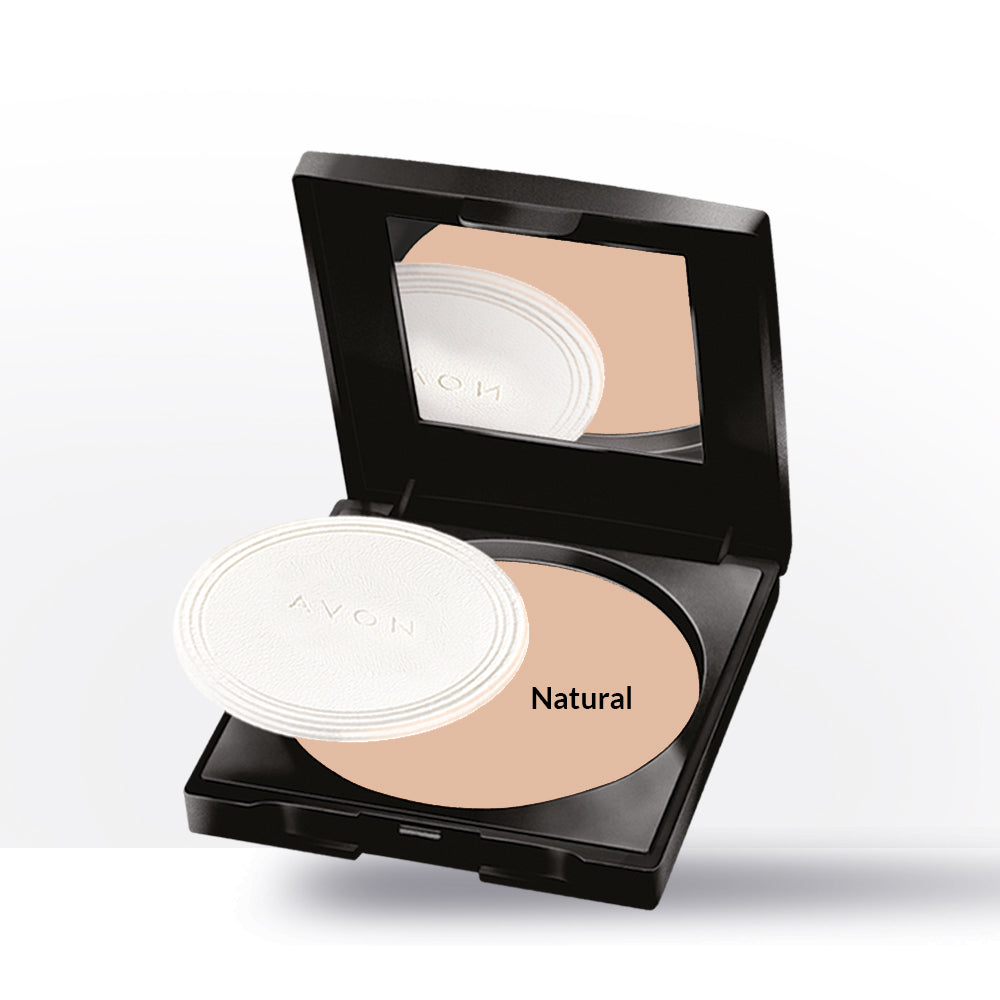 Avon Flawless True Matte Pressed Powder - Natural 10 gm