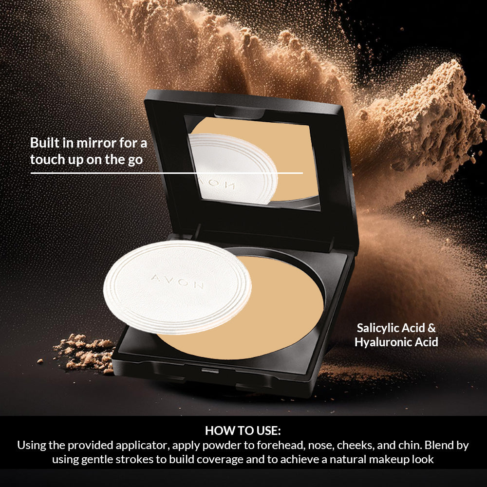 Avon Flawless True Matte Pressed Powder - Oriental 10 gm