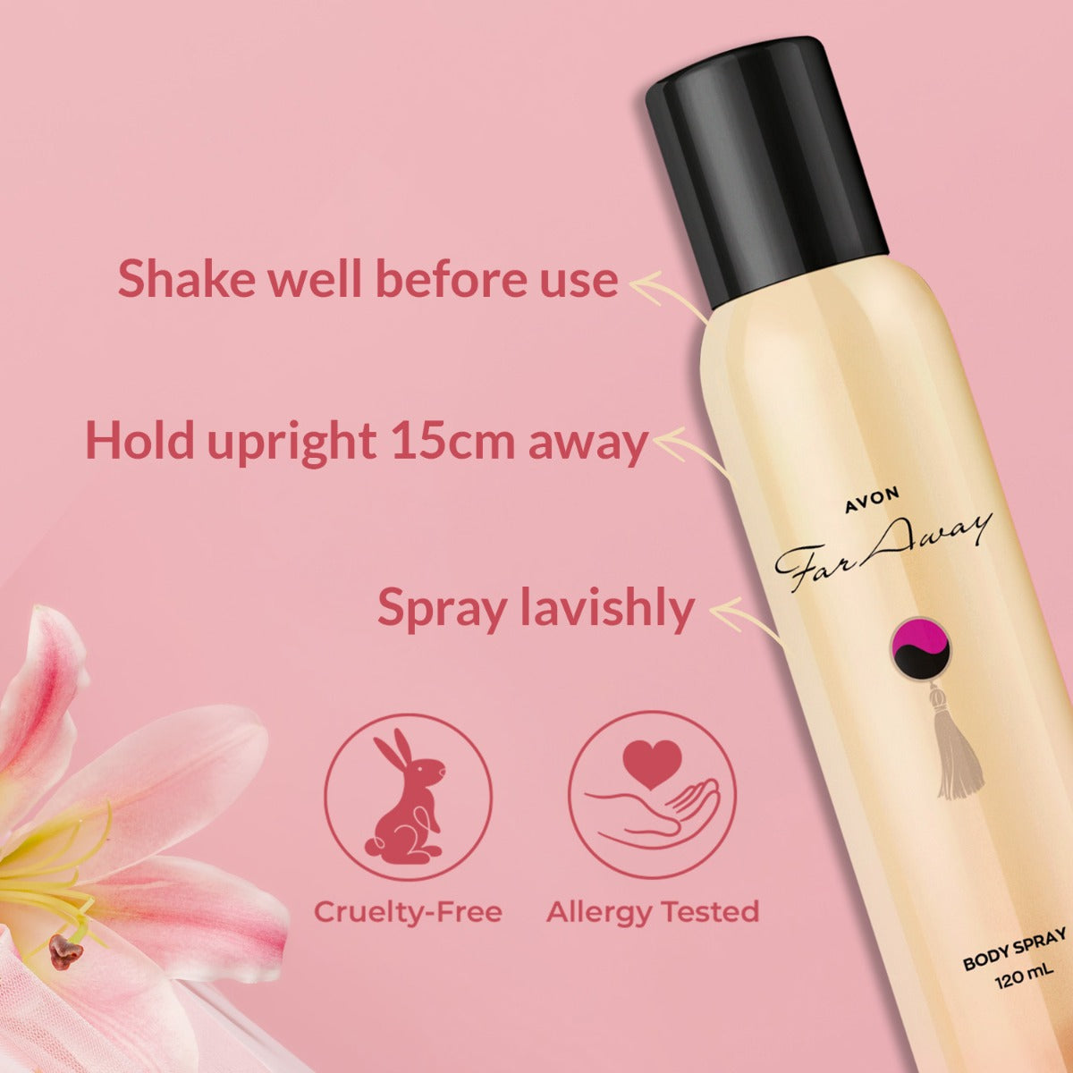 Avon Far Away Classic Body Spray