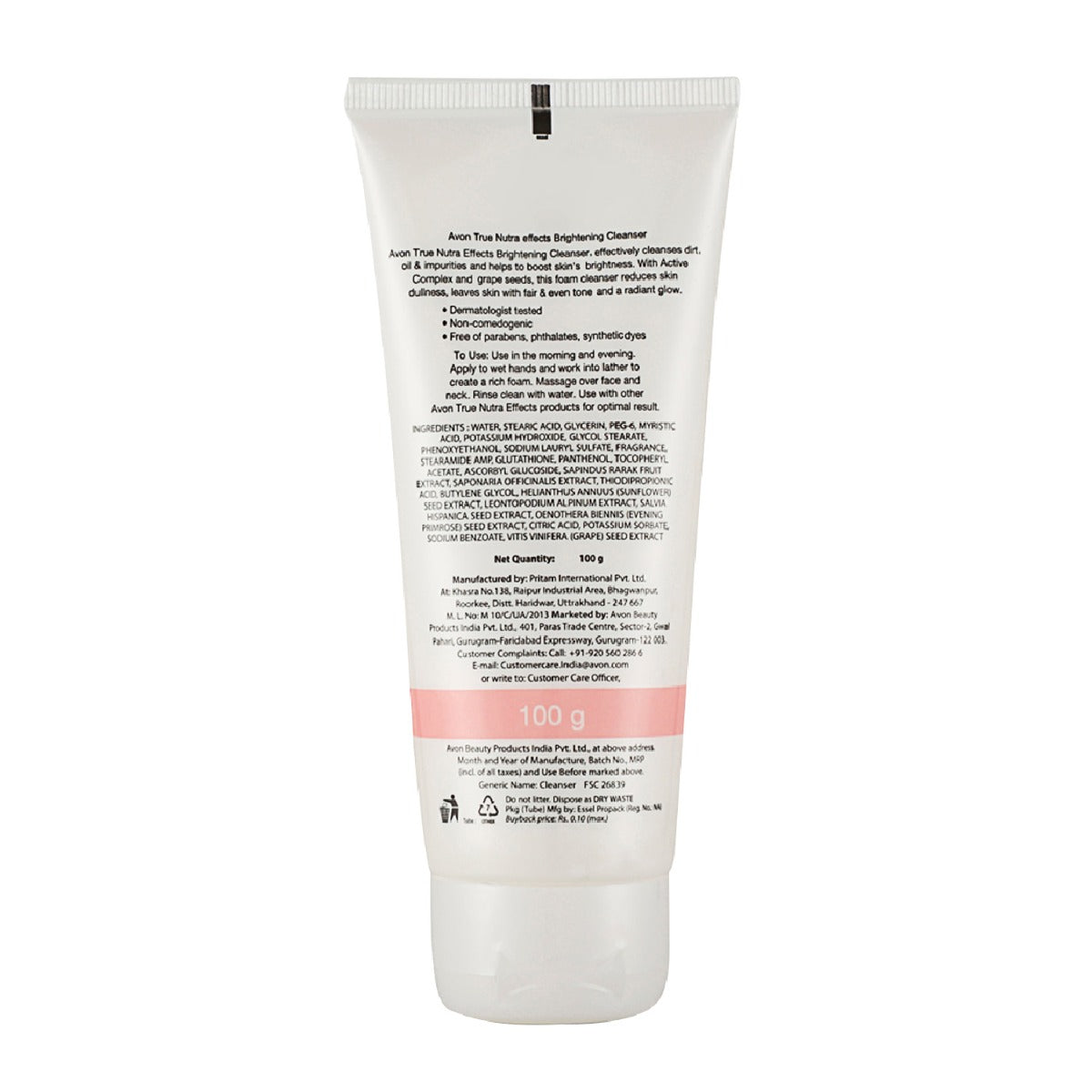 Avon True Nutraeffects Brightening Cleanser