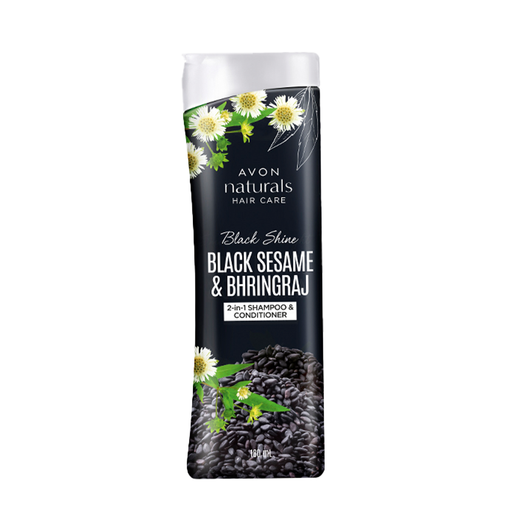 Avon Naturals Black Shine 2-in-1 Shampoo & Conditioner