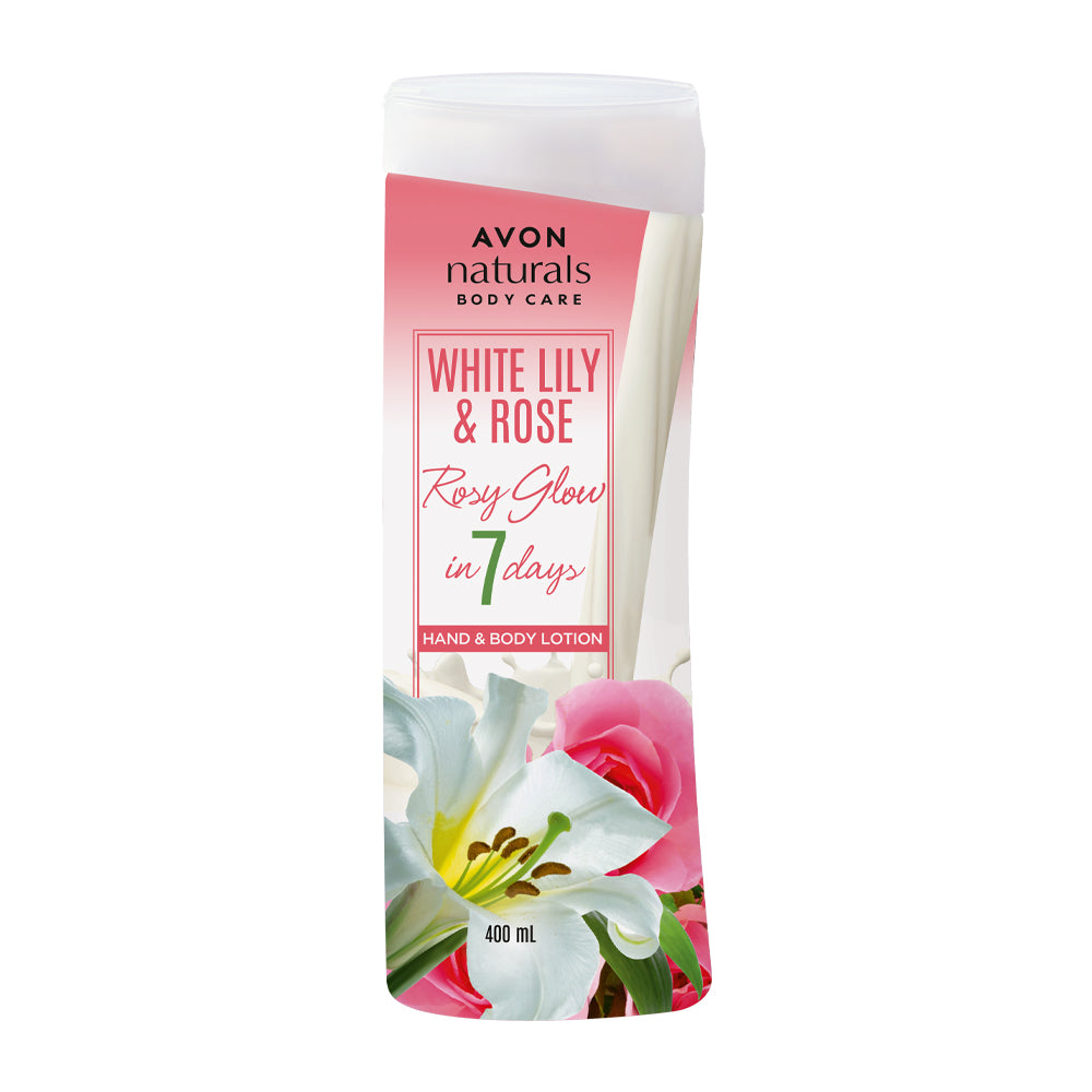 Avon Naturals White Lily & Rose Hand & Body Lotion