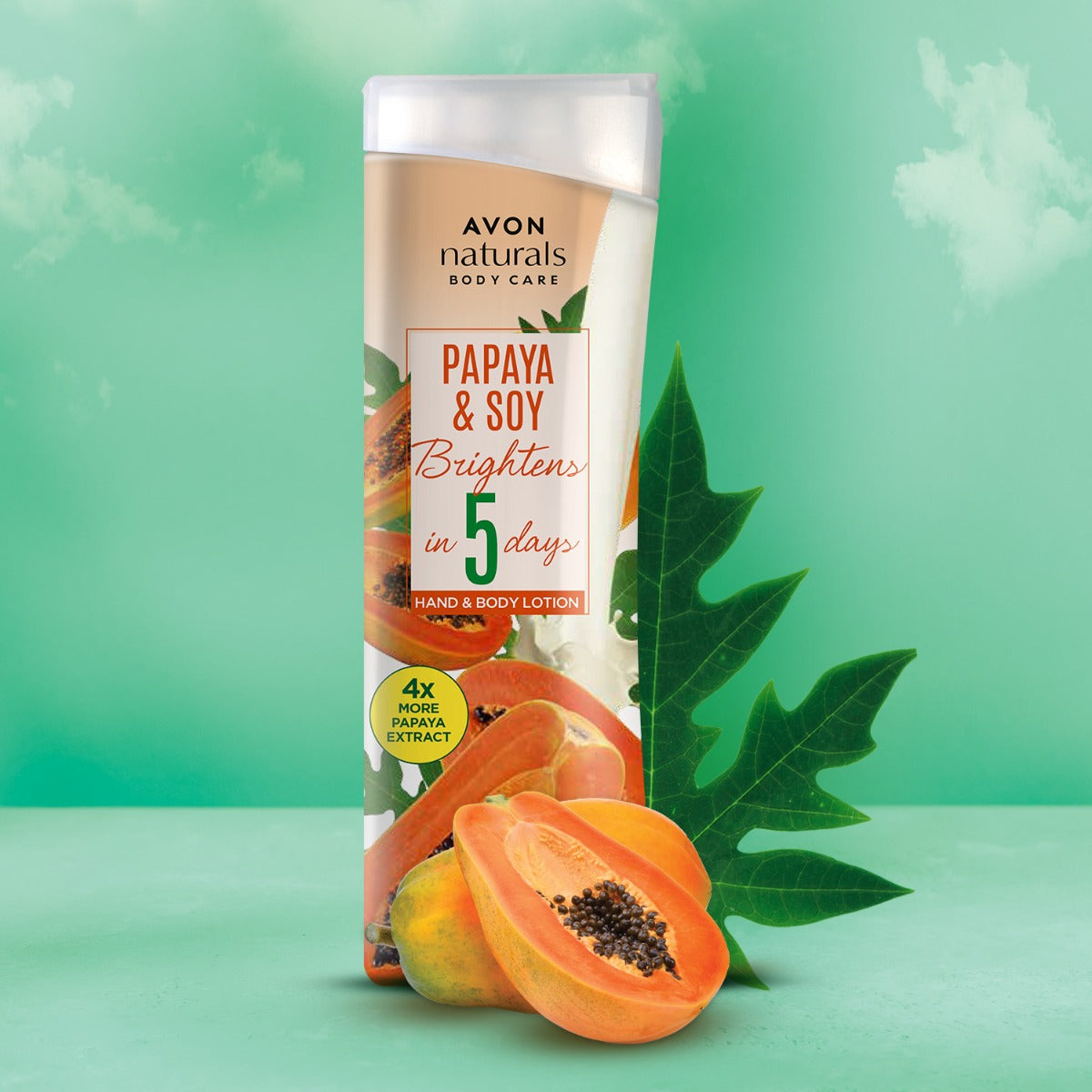 Avon Naturals Papaya & Soy Hand & Body Lotion