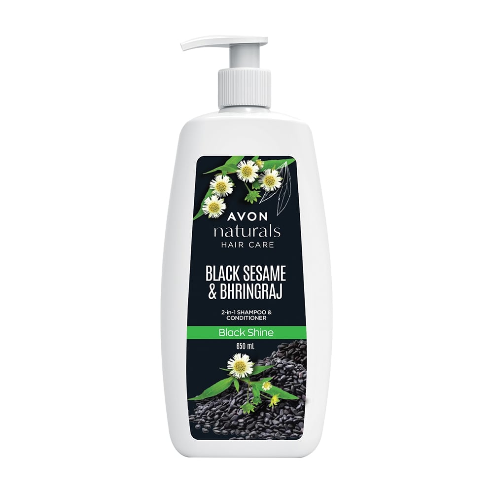 Avon Naturals Black Shine  2in1 Shampoo & Conditioner