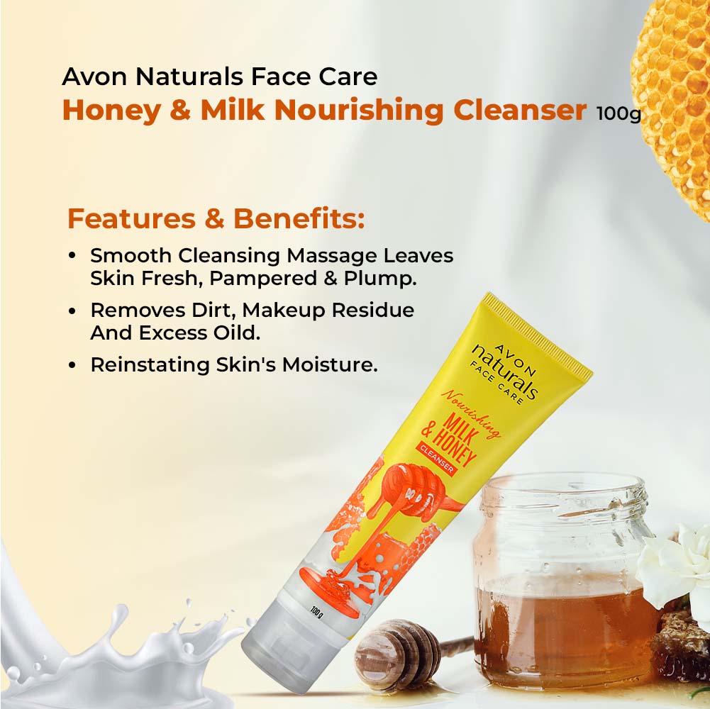 Avon Naturals Milk Honey Cleanser