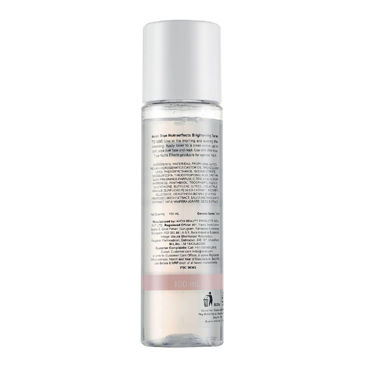 Avon True Nutraeffects Brightening Toner