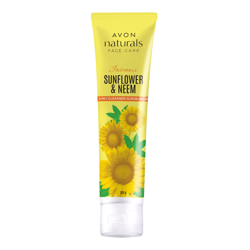 Naturals Sunflower & Neem 3in1 Cleanser Scrub Mask