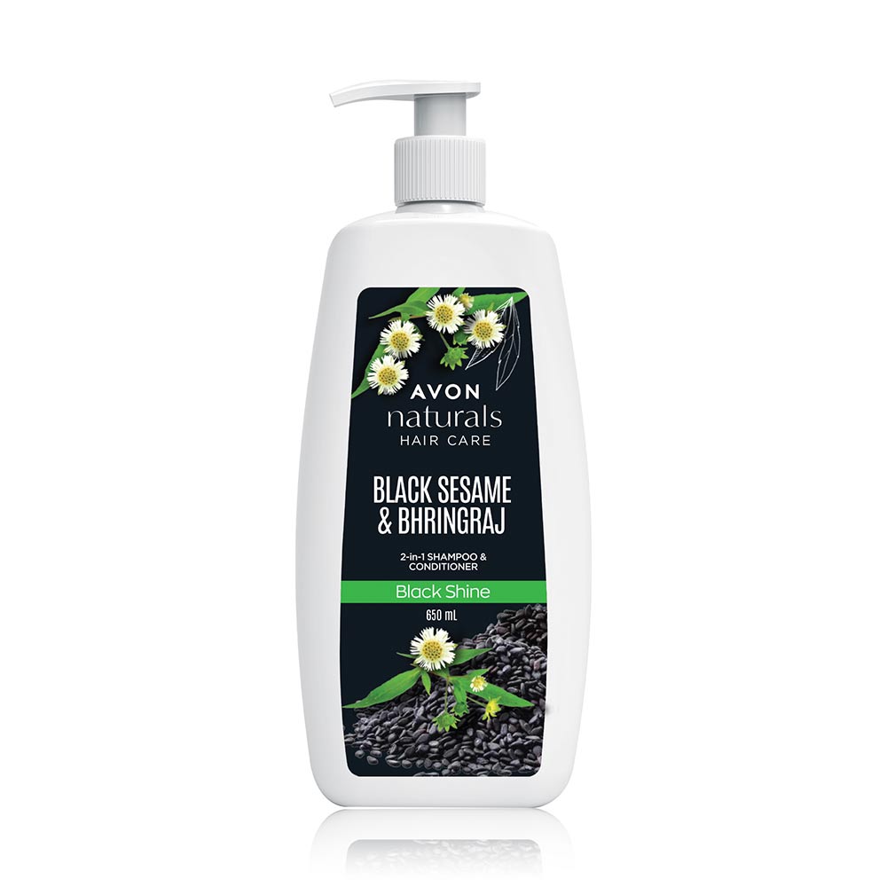 Avon Naturals Black Shine  2in1 Shampoo & Conditioner